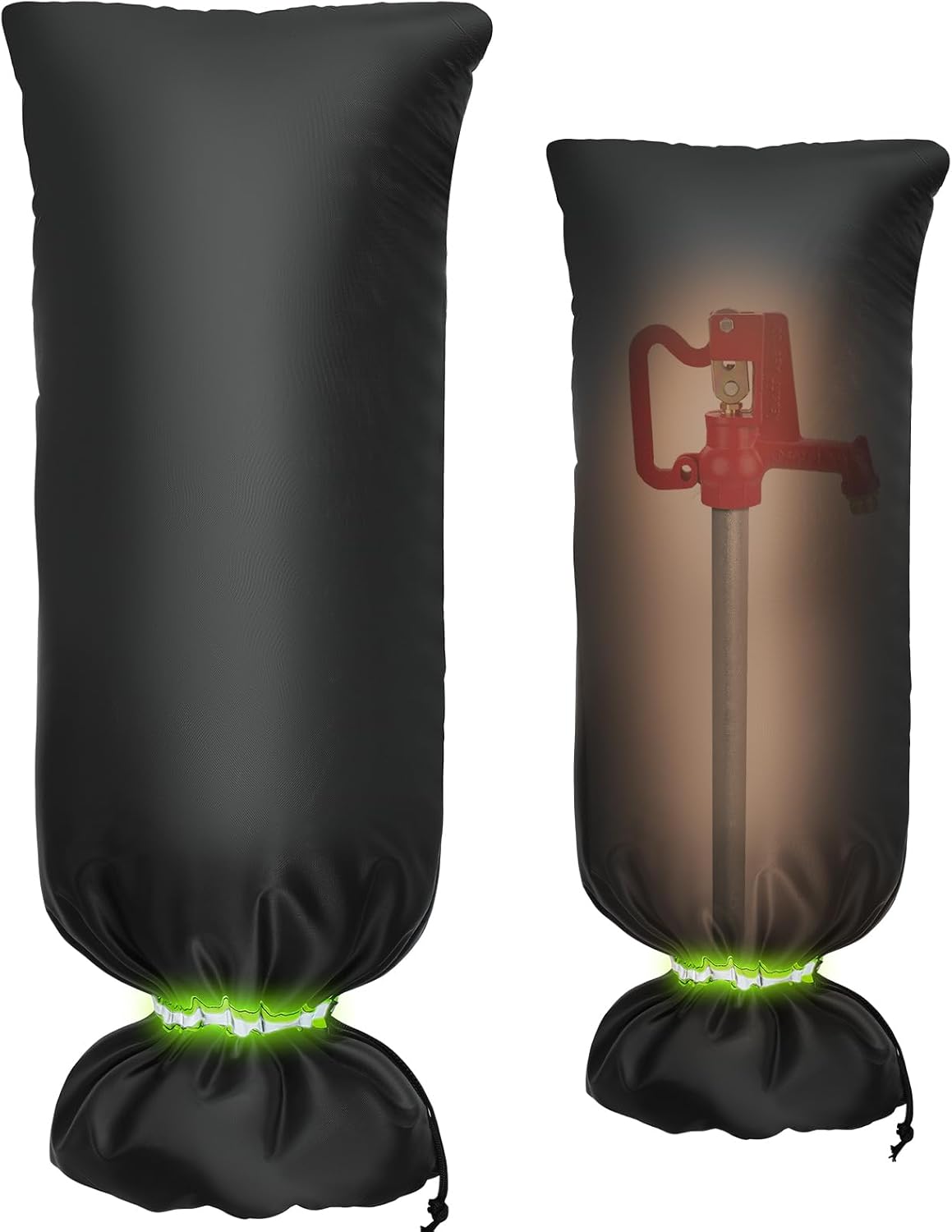 MIXC Outdoor Faucet Covers for Winter Freeze Protection, 15″ x 35″ Hose Bib Covers for Winter, Reusable Thicker Waterproof Insulated Spigot Cover