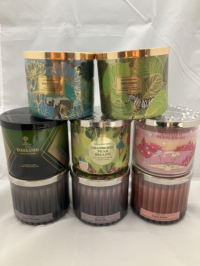 Amazon.co.jp: キャンドル8個セットバスアンドボディーワークス  