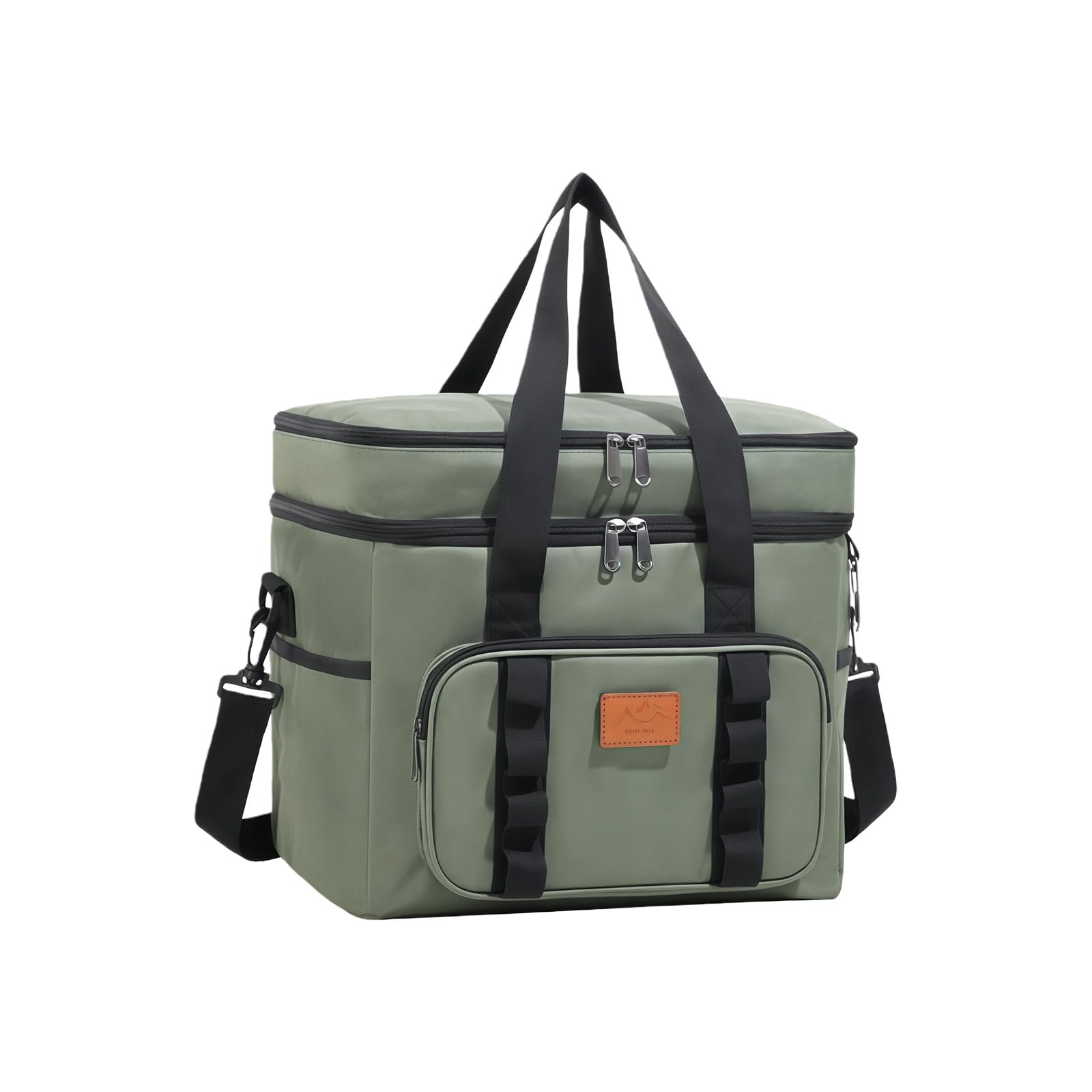 Insulated Outdoor Coolers Bag with Reinforced Oxfords Cold Retention Technology Large Capacity Picnics Essential Oxfords Fabric Adjustable Shoulder Strap Bag