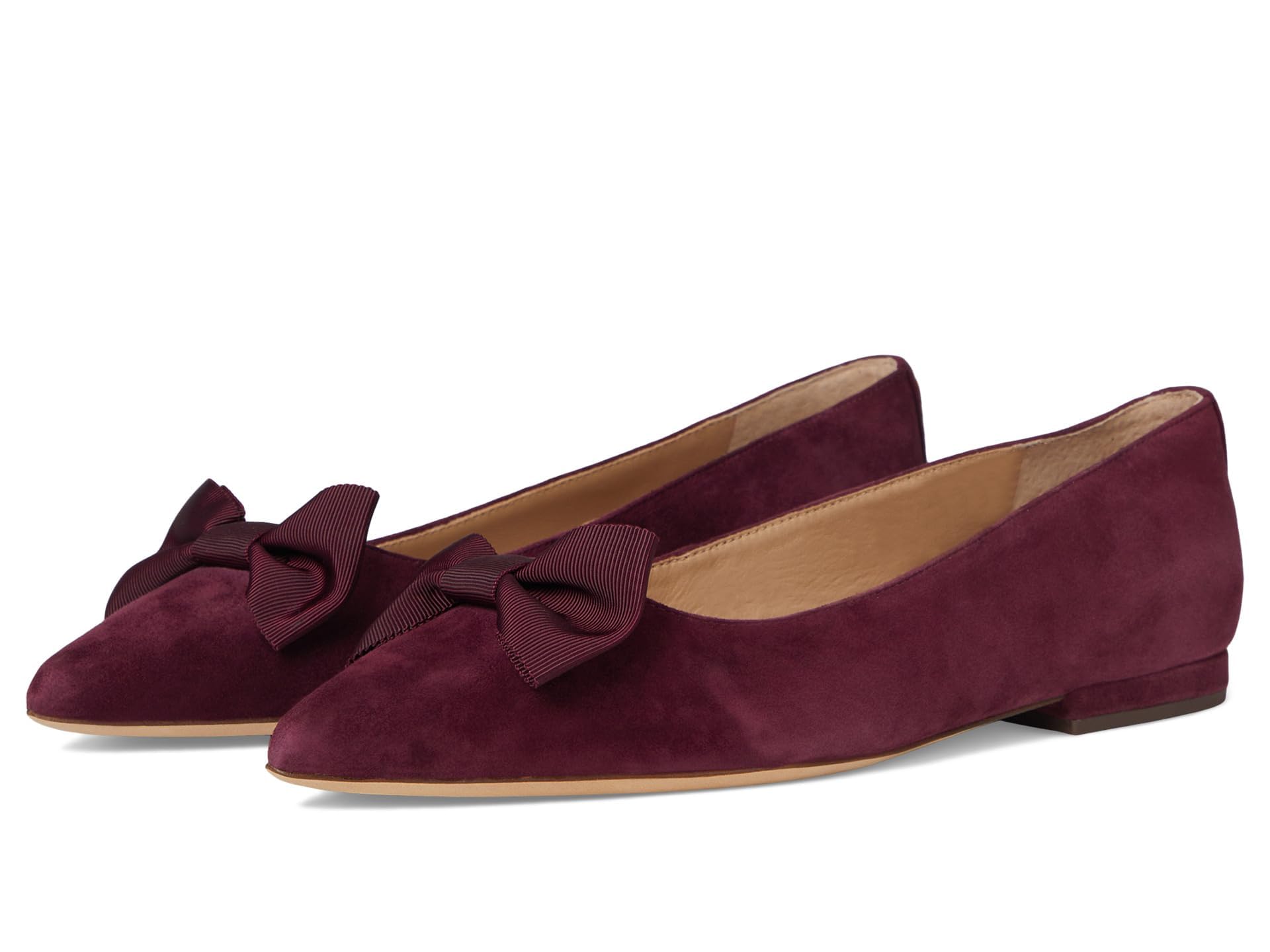 Lauren Ralph Lauren Women's Londyn Bow-Trim Suede Ballet