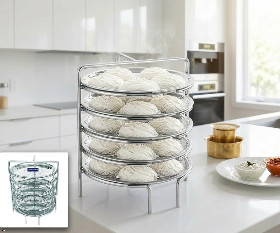 Image of Tennyson Stainless Steel IDIYAPPAM Stand 6 Plates
