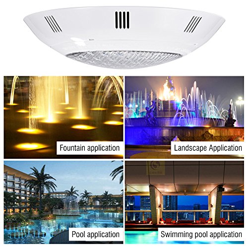Luz LED RGB para piscina Luz impermeável LED RGB luz para piscina Luz brilhante com controle remoto