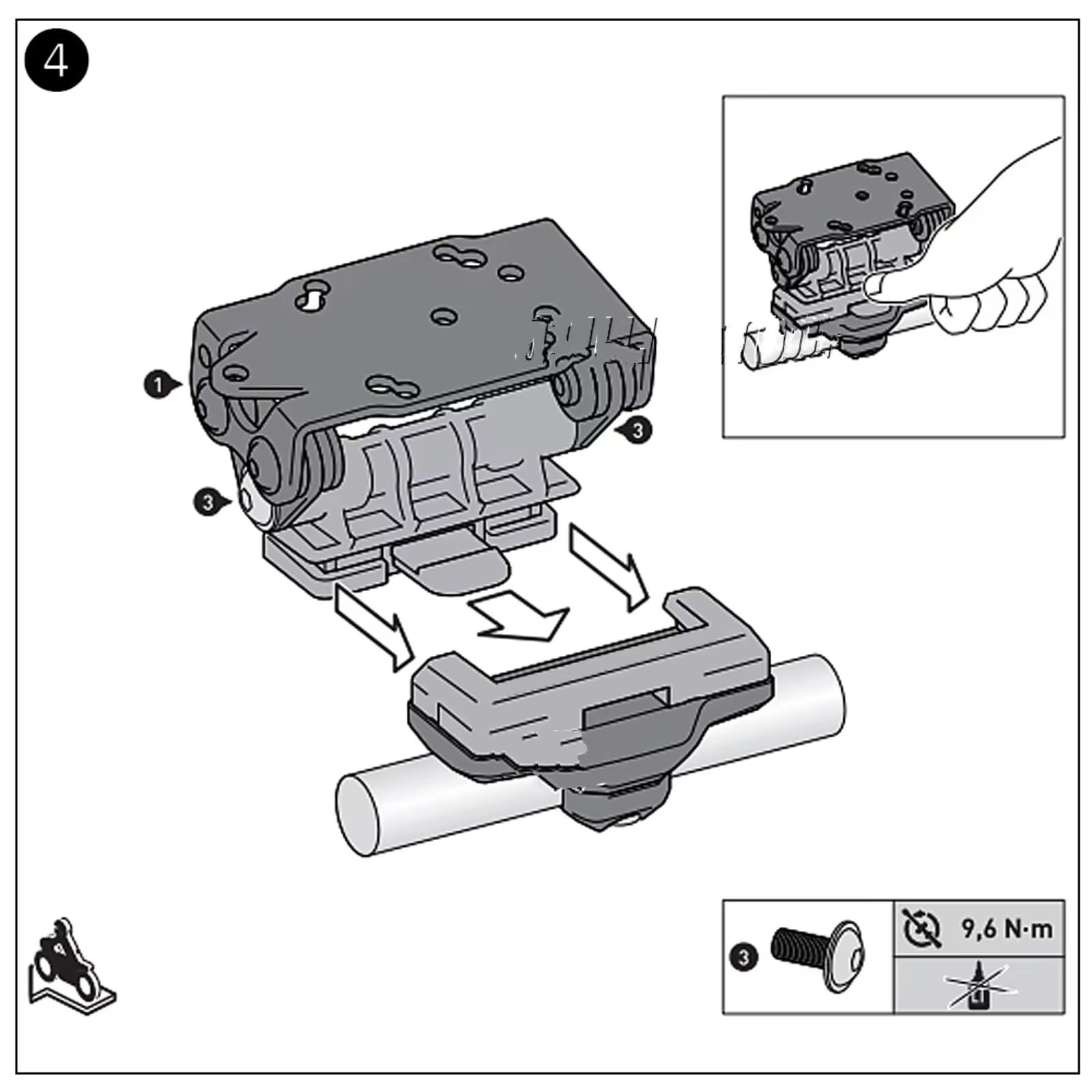 Supporto Per Telefono Moto Per Suzuki Per V-STROM 800DE 2023 Supporto Telefono Cellulare Supporto Motocicletta 13/16mm Supporto Navigazione GPS(GPS Mount)