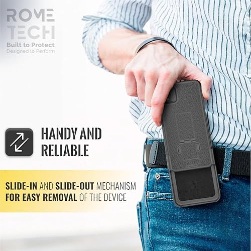 Miniatura 6 de Rome Tech Funda con clip para cinturón para Apple iPhone 11 Pro Max - Combo de funda delgada y resistente - Funda resistente para teléfono con
