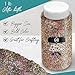 Multicolored Glitter Bulk, Fine Glitter for Crafts, Resin and Scrapbooking – 1 LB/16OZ Shaker Bottles Great for Tumblers and Crafts