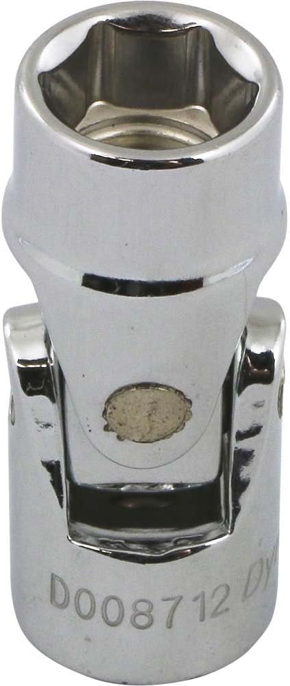 Dynamic Tools 3/8" Drive 10 Piece 6 Point Metric, Universal Joint Flex Socket Set, 10-19 mm