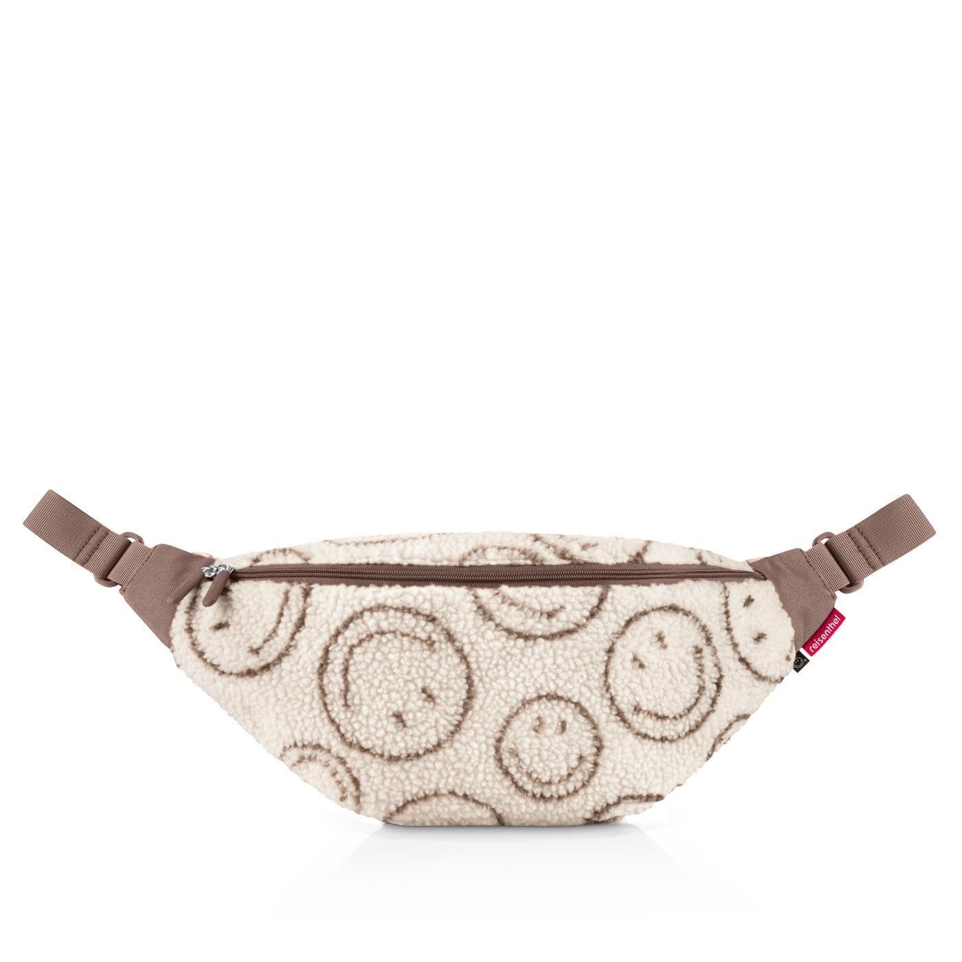 reisenthel city beltbag smiley® teddy chocolate – Sling Bag, Bauchtasche, stylische Hüfttasche Outdoor. Im Alltag, am Abend, beim Radfahren oder auf Reisen - immer eine gute Wahl!