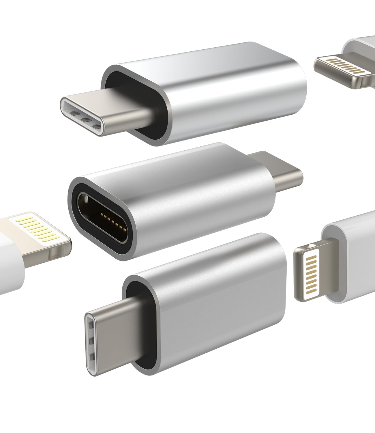 USB Type-Cメス ⇒ Lightningオス 変換アダプタ 充電 Amazon.co.jp: ライトニング メス タイプc オス 充電器 アダプター (3