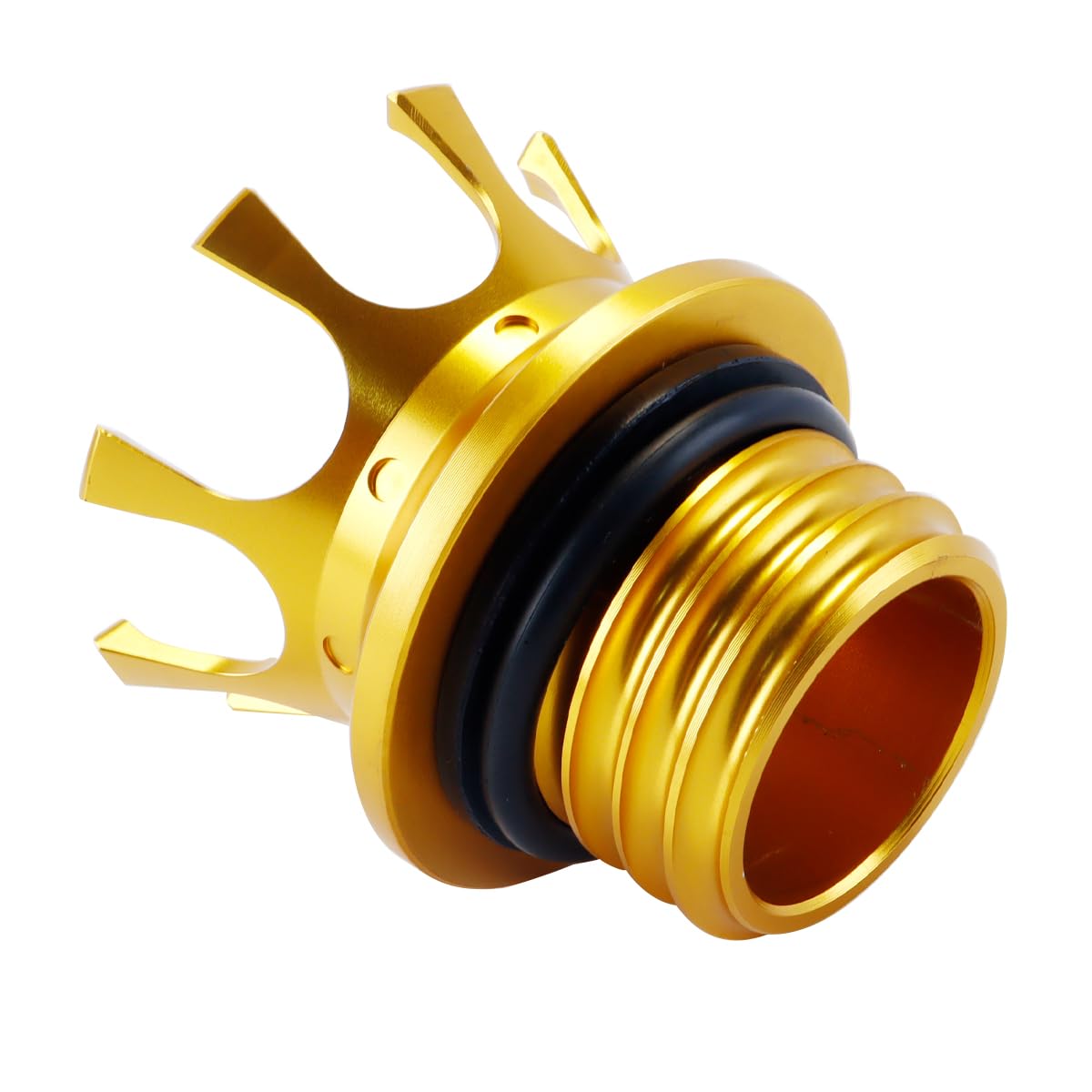 Tappo serbatoio carburante Gold Crown per 883 XL1200 Dyna 7X6,3CM, accessorio per moto