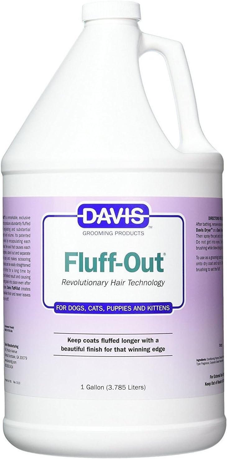 Out Spray Pet Dog Grooming Show Competition Styling Aid One Gallon Size c