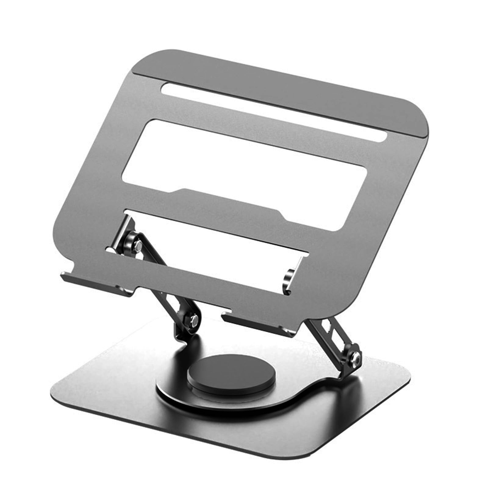 Maxtonser Adjustable Laptop Stand with 360 Degree Rotatable Base Foldable Laptop Holder for Desk Ergonomic Computer Notebook