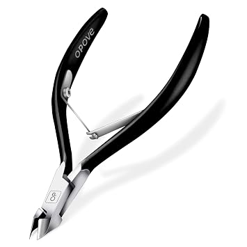 opove X7 Black Cuticle Nippers Cuticle Trimmer Remover Clippers