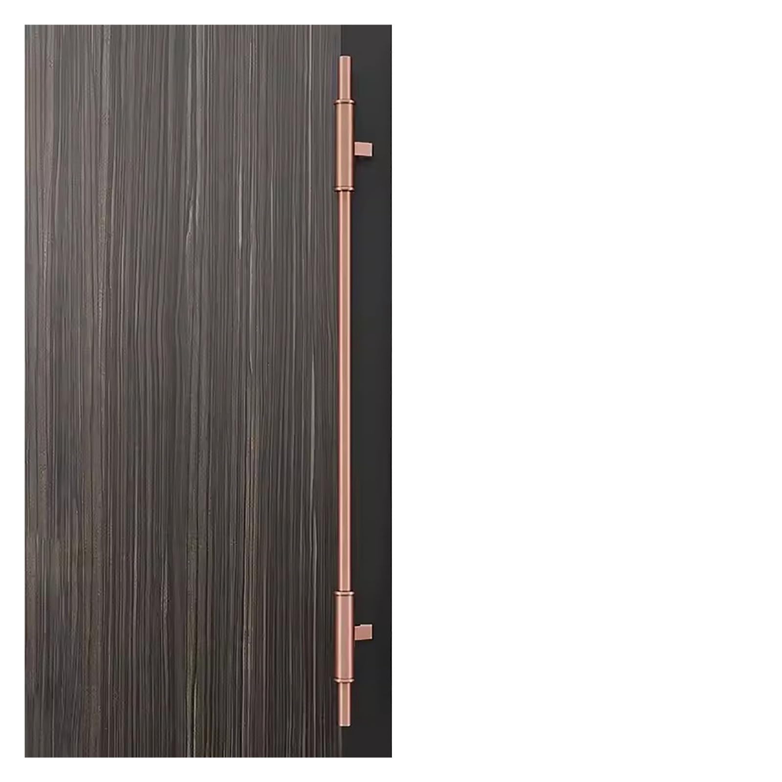 WDSOPK Heavy-Duty Commercial Grade Stainless Steel Push/Pull Door Handle - 39.4in Black Contemporary Two-Sided Front/Patio/Barn Door Pull Bar