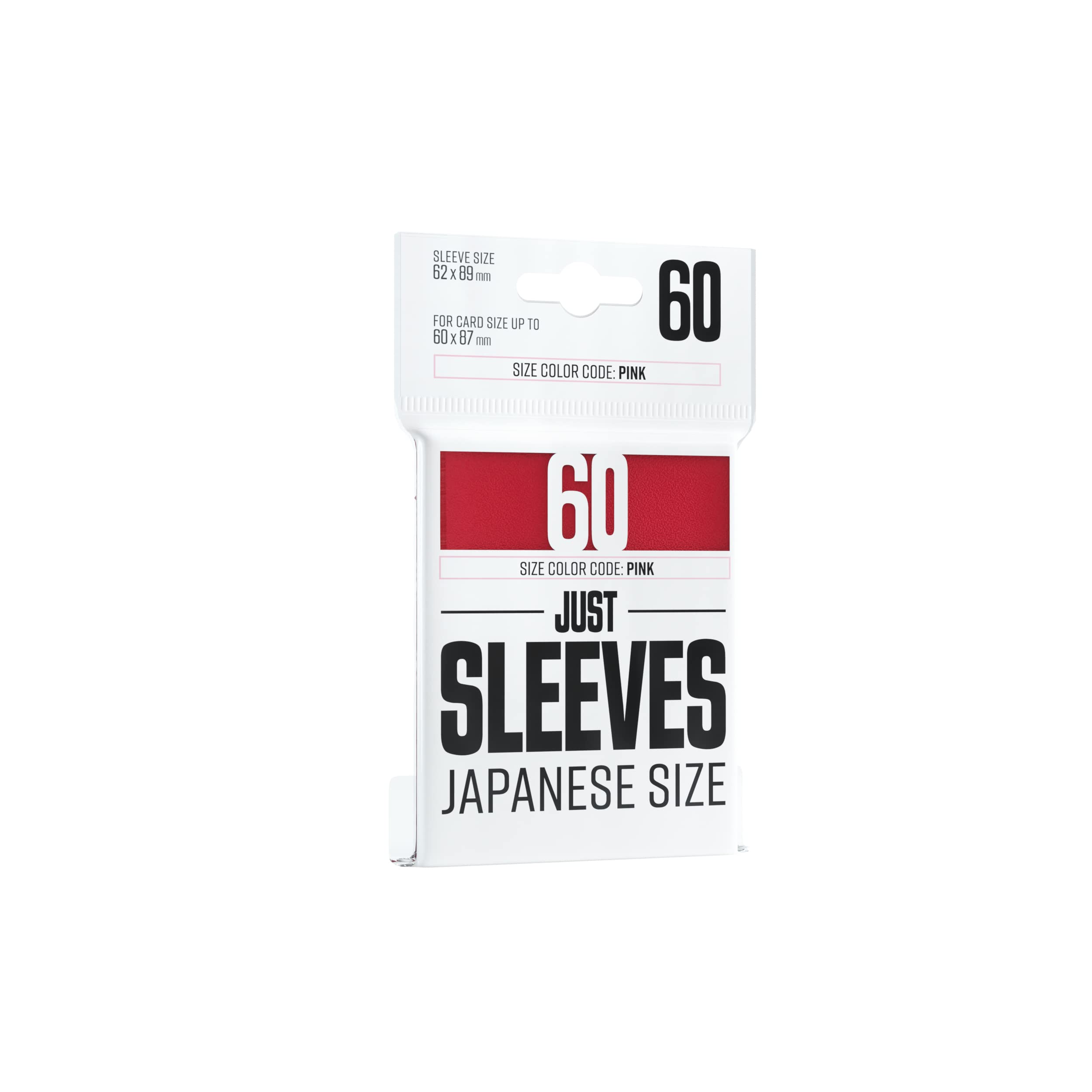 Gamegenic - Just Sleeves - 60 Bustine Protettive Per Carte Formato Giapponese, 62x89 Mm, Blu