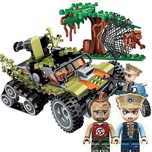 Ingenious Toys Stazione di Polizia con Prigione e 7 Figure Mini 466pcs - Compatibile con Building Block #A10