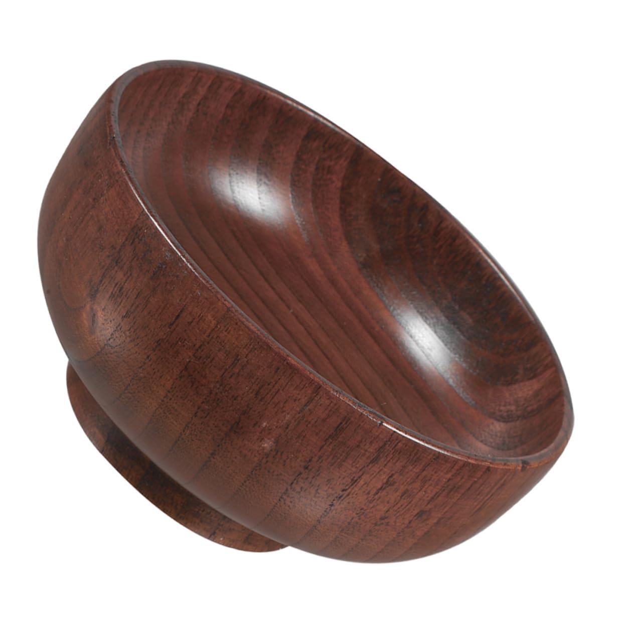 Cabilock 5 Piezas Tazón De Madera Anti-escalés Servicio Tazón De Frutas Bol Servidores De Ensalada Tazones Pequeños Ensaladeras De Madera Cuencos De Frutas Coffee