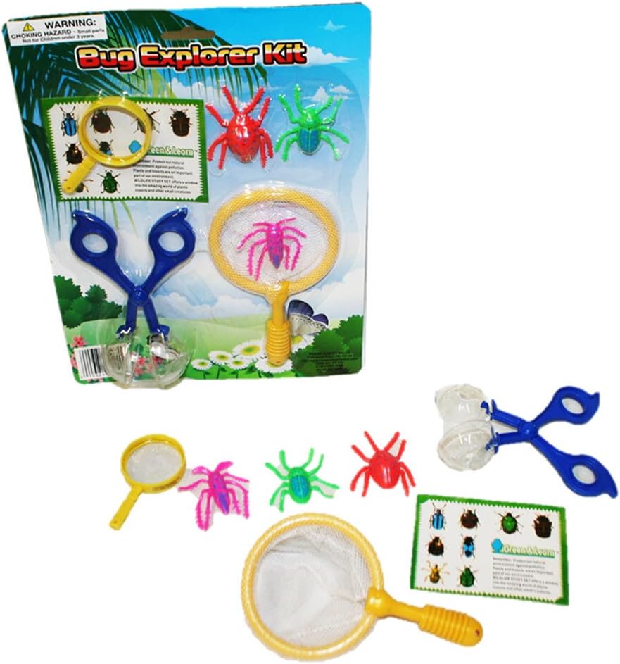 7 Piece BUGS Explorer Kit! Catch Em', Study Em' and Have Fun