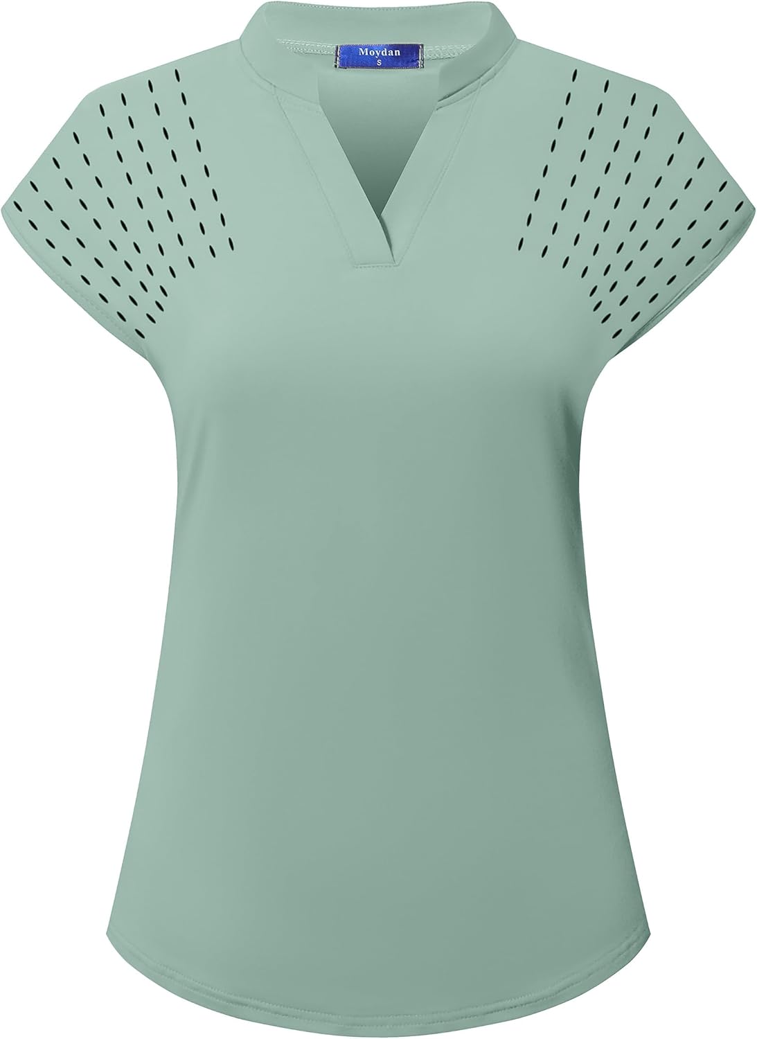 Women's Golf Polo Shirts V Neck Tennis Workout Tops Short Sleeve Athletic Shirt