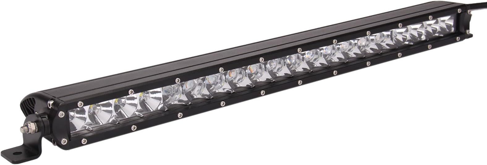 LED Light Bar, Northpole Light 21" 100W Single Row Spot Flood Combo LED Light Bar Driving Lamp LED Work Light IP67 Waterproof for Off Road Truck Car ATV SUV Jeeps Boat