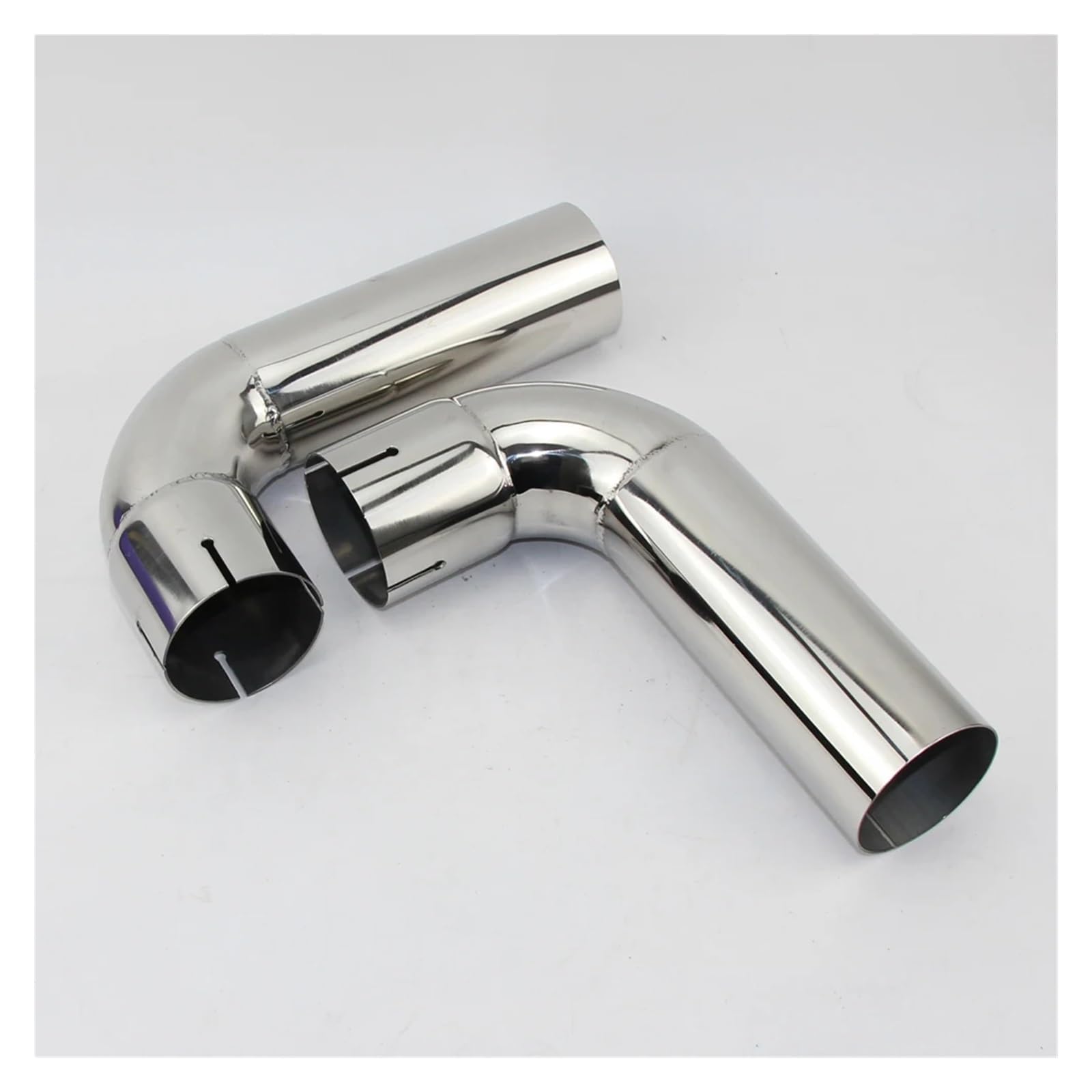 304 Edelstahl-Bogen 90-Grad einseitiger Schlitz 54 mm 66 mm 73 mm 79 mm Anschlussrohrarmaturen(66mm150mmx300mm)
