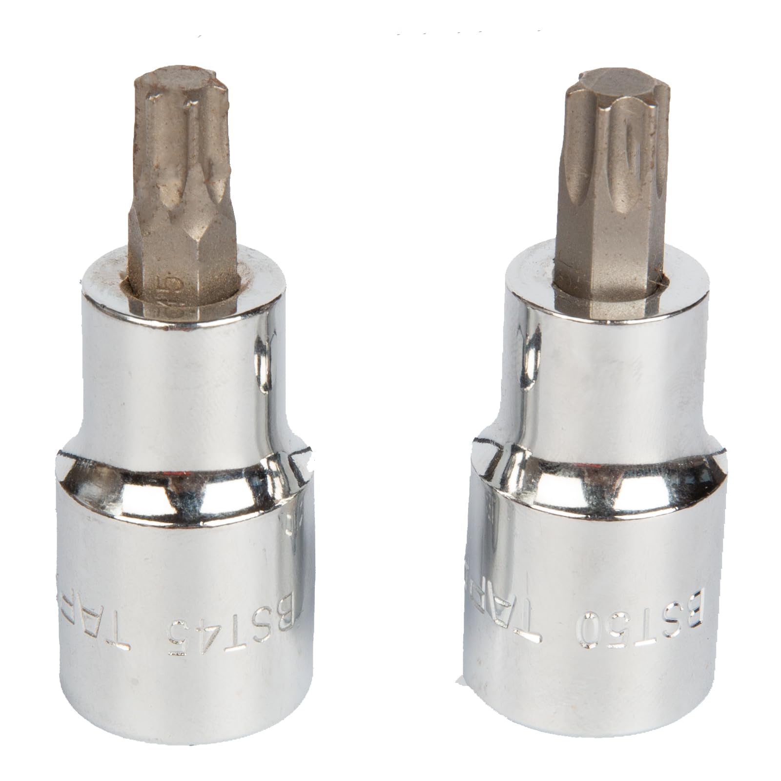 taparia torx bit socket set bst45 / 50, 1/2" square drive set of 2 forge bit of t45 & t50 - for automotive, industrial & diy applications