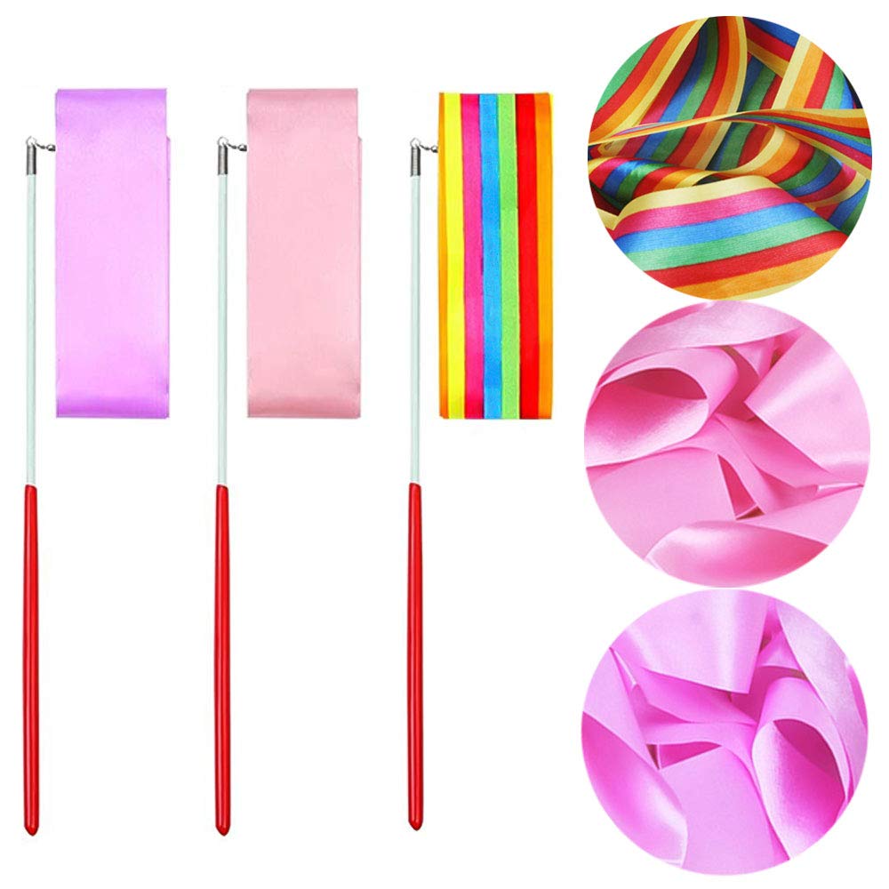 Nastri Per Ginnastica Ritmica - 2 Metri Multicolori, Leggeri E Morbidi, Perfetti Per Danza E Allenamento! - Foto 13