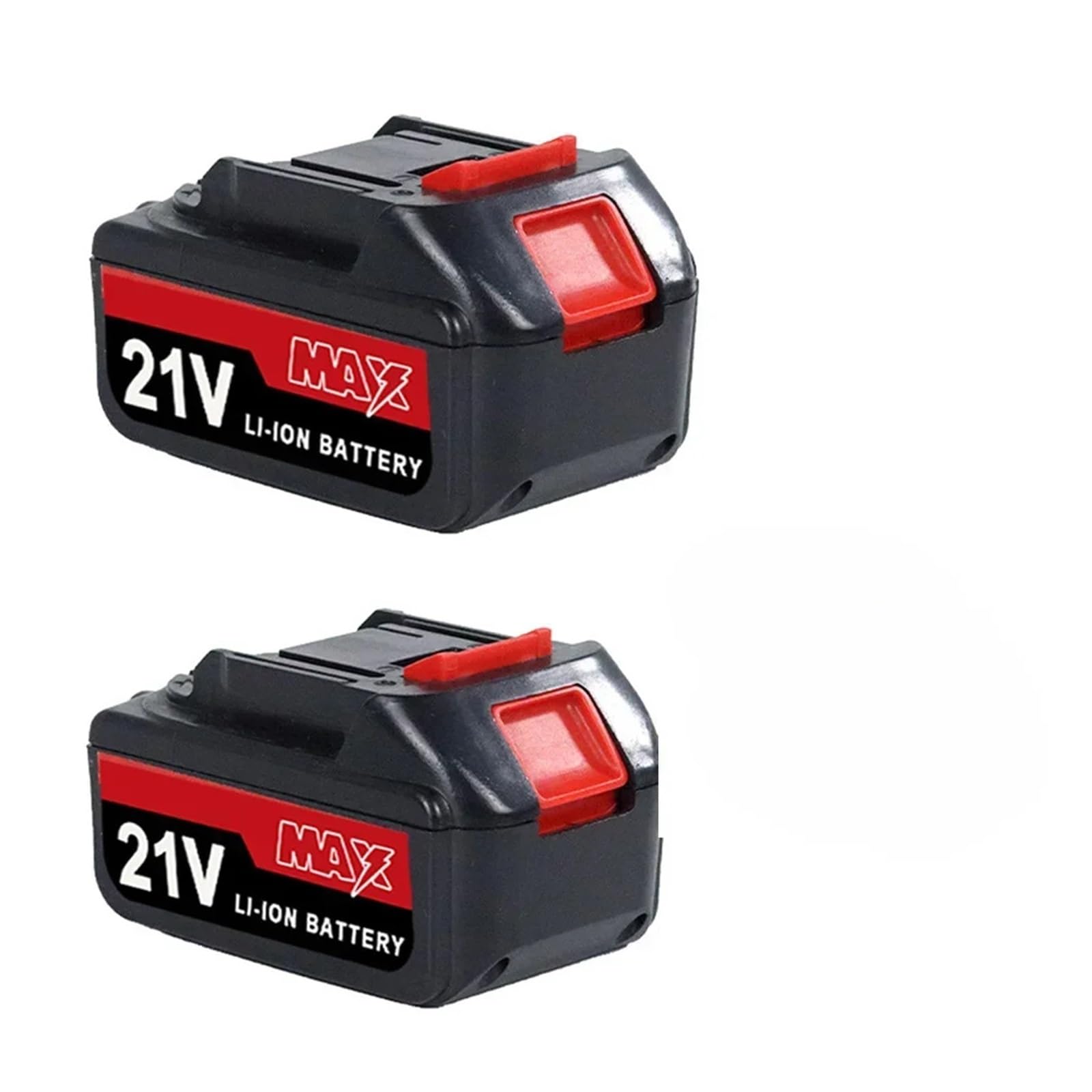 Batteria ricaricabile agli ioni di litio ad alta capacità da 21 V e 15000 mAh, compatibile con Makita, avvitatore elettrico a batteria, trapano avvitatore, utensile elettrico(2pcs)