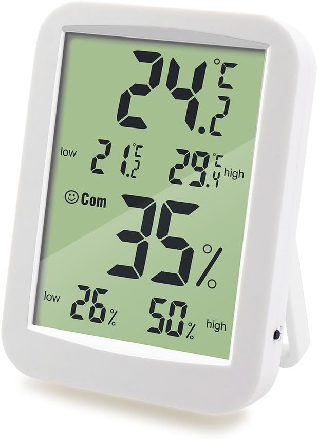 WECOME Temperature Humidity with Record Function Digital Hygrometer Thermometer Humidity Monitor for Home, Office and Baby Room