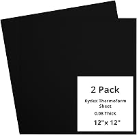 Vista 30 de Kydex Sheets - Solid Color DIY Kit for Crafting Holsters, Sheaths, and Mag Pouches - (8x8, 8x12, 12x12), Premium Thermoform Sheets - Thick, Durable