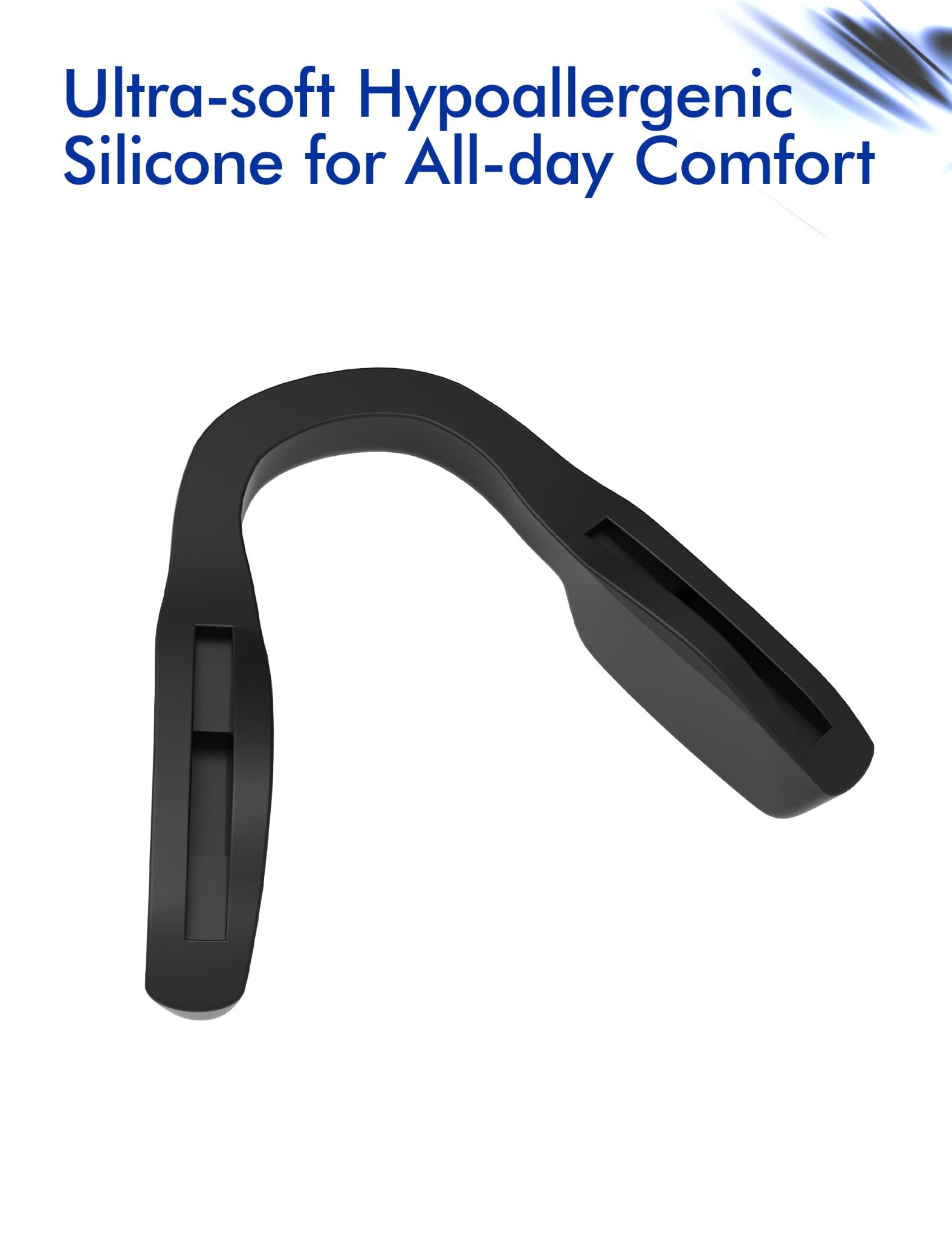 Saucer Ersatz-Nasenstück-Pads für Oakley Knolls OX8144 Brillen, Schwarz , Einheitsgröße