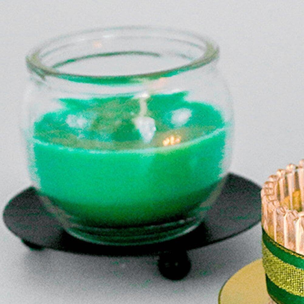 4 Portacandele In Metallo Argentato - Con Puntale Da 4cm Per Candele A Colonna, Diametro 8.3cm - Foto 12