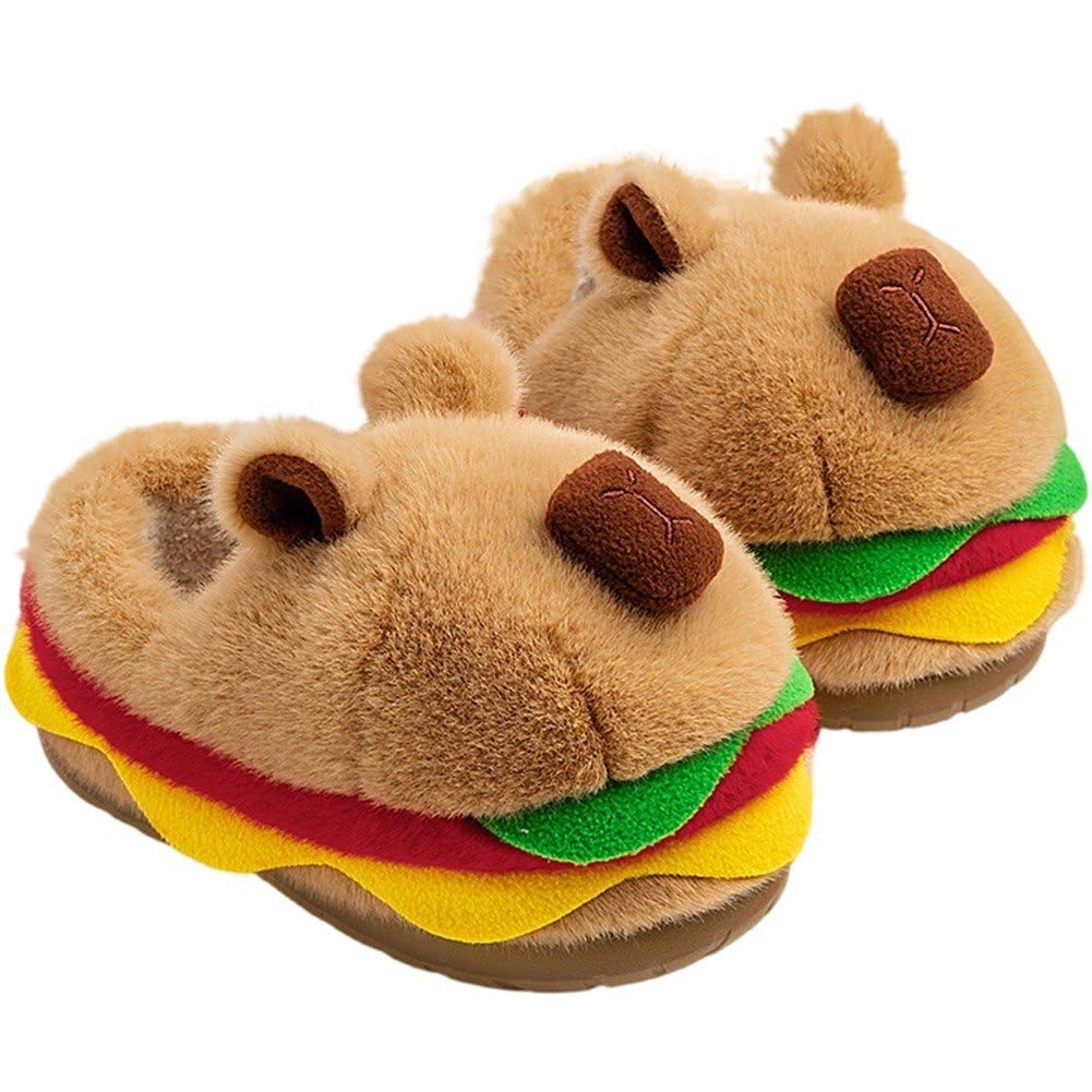 Chaussons capybara kawaii comme cadeau idéal pour femmes et ados