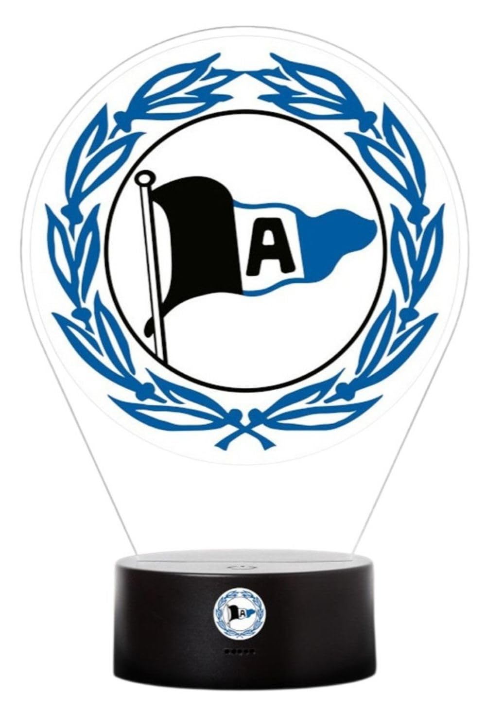 DSC ARMINIA BIELEFELD LED Lampe Logo Leuchte Nachtlicht + Lesezeichen Wir