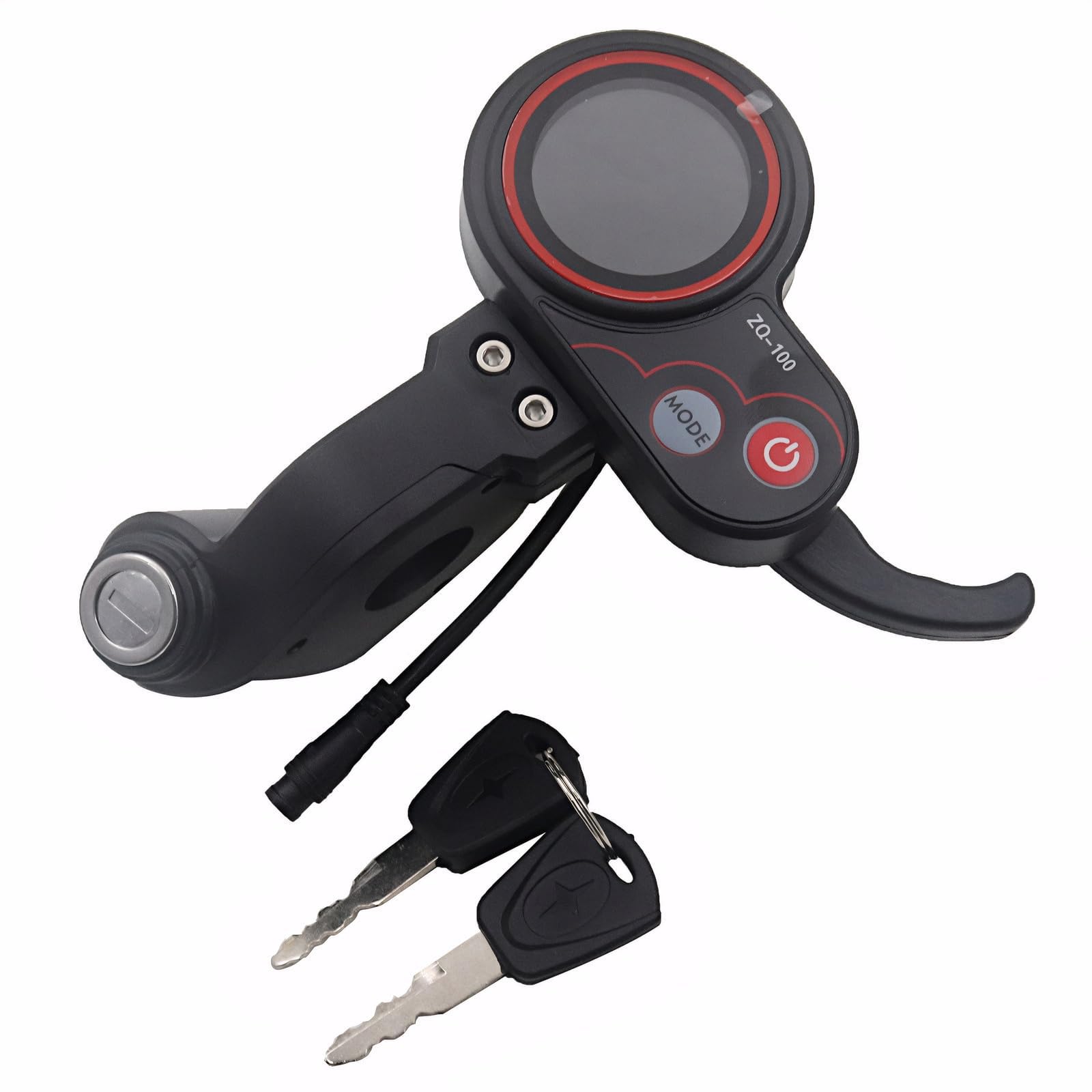 Operated Electric Scooters with Thumb Accelerated Speed Controls and Anti Thefts Systems