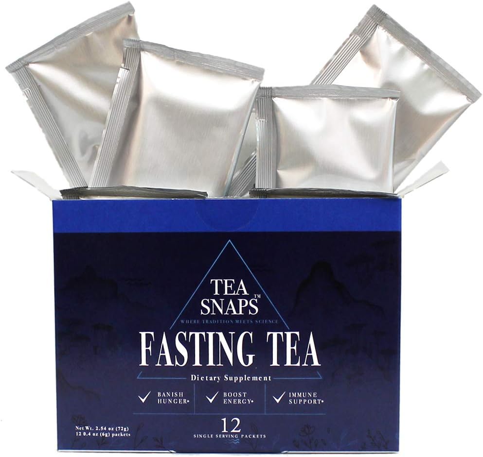 Immortalitea Diet Tea – Fasting Tea for Weight Loss – Appetite Suppressant - Boosts Metabolism with 11 Natural Herbs - 6000 mg, 8:1 Concentration, PIC/S-GMP Certified - 12 Fast Dissolving Servings