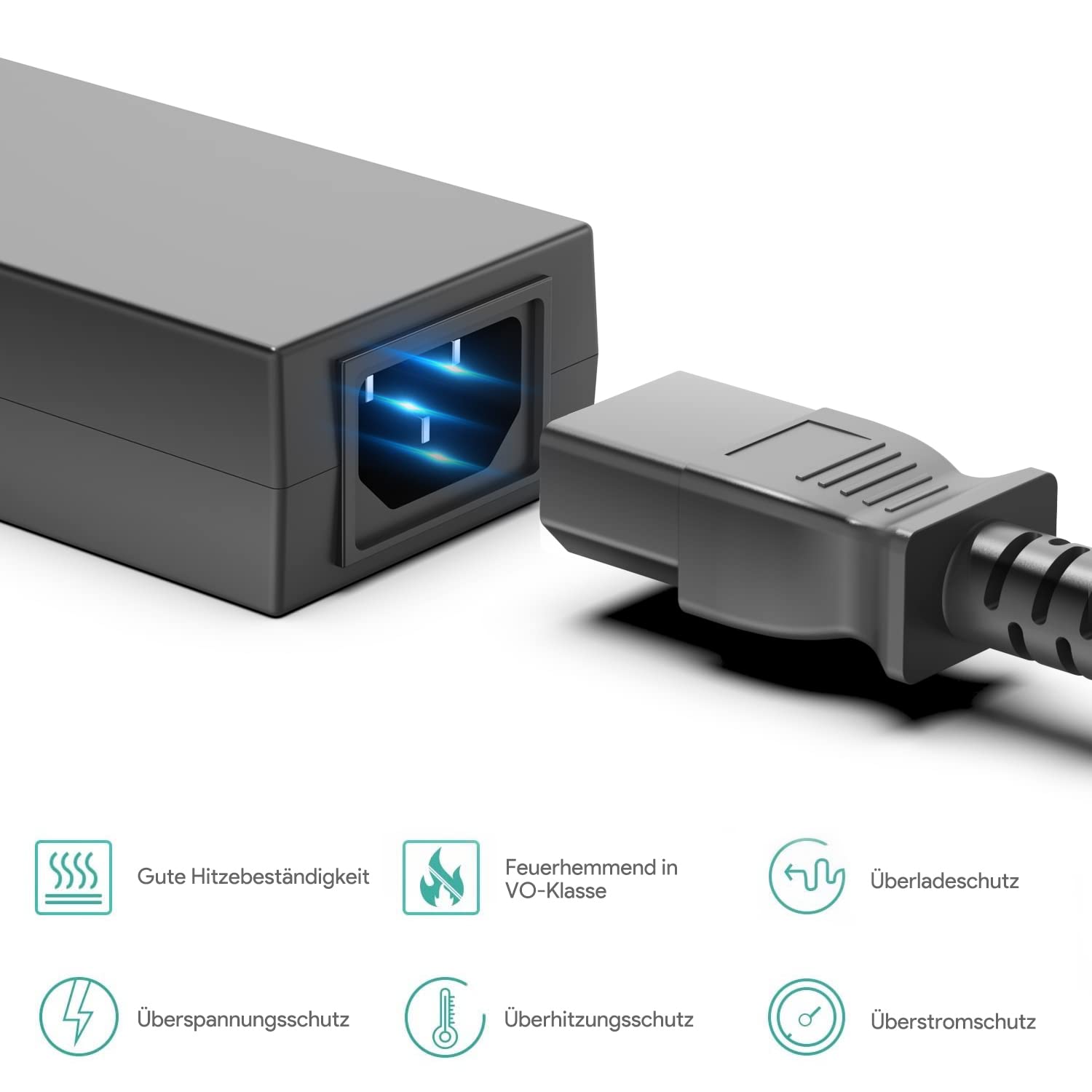 HKY Super Schnellladegerät 240W GaN USB-C Netzteil PD 3.1 EPR (bis 48V/5A), Hochleistungs-Ladegerät für KI Mini-PC, Mini Rechenstation, Gaming Laptop, Starlink Mini, Universal Schnellladeadapter