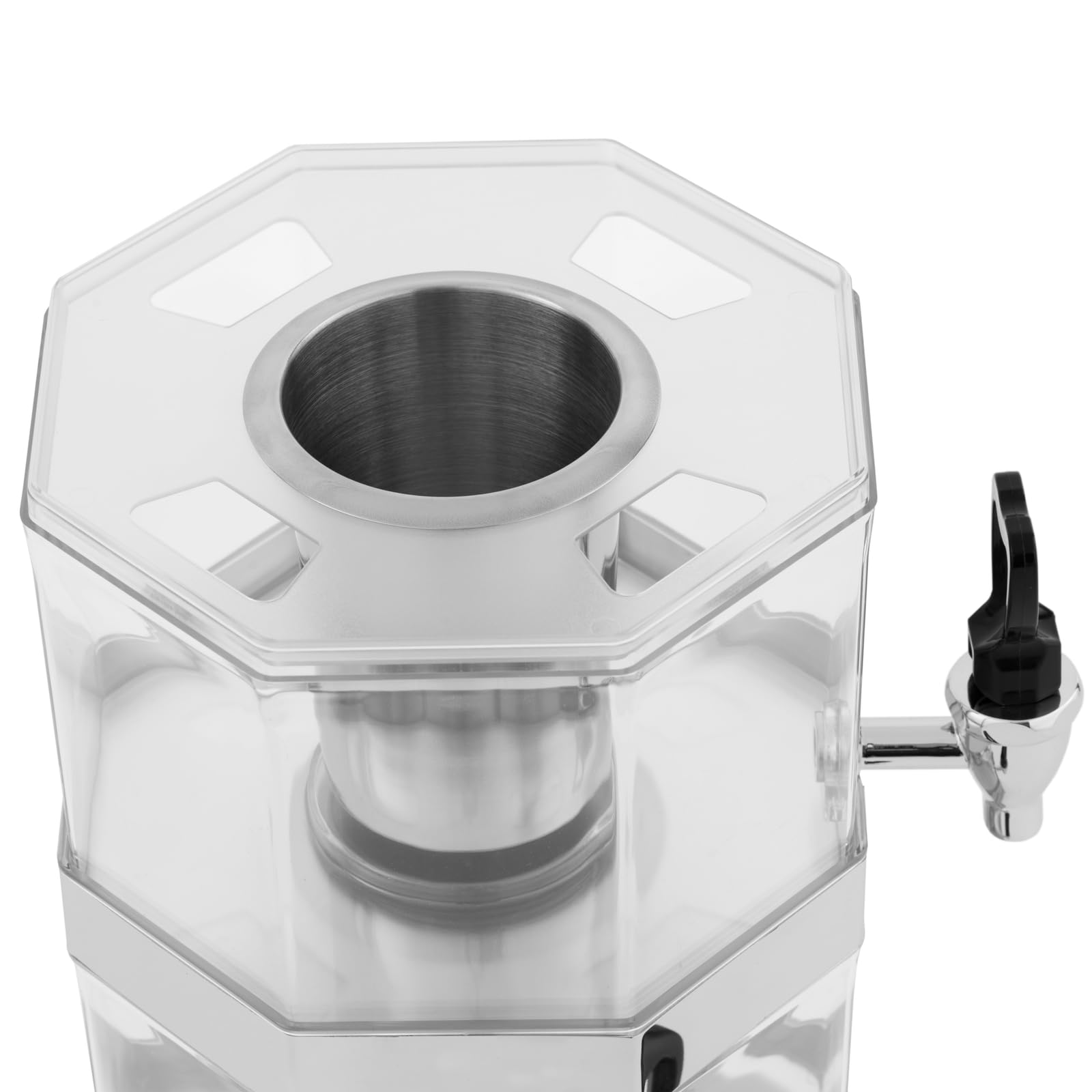 Dispenser Bevande Con Raffreddamento - 2 Serbatoi Da 4L, Acciaio Inox - Foto 3