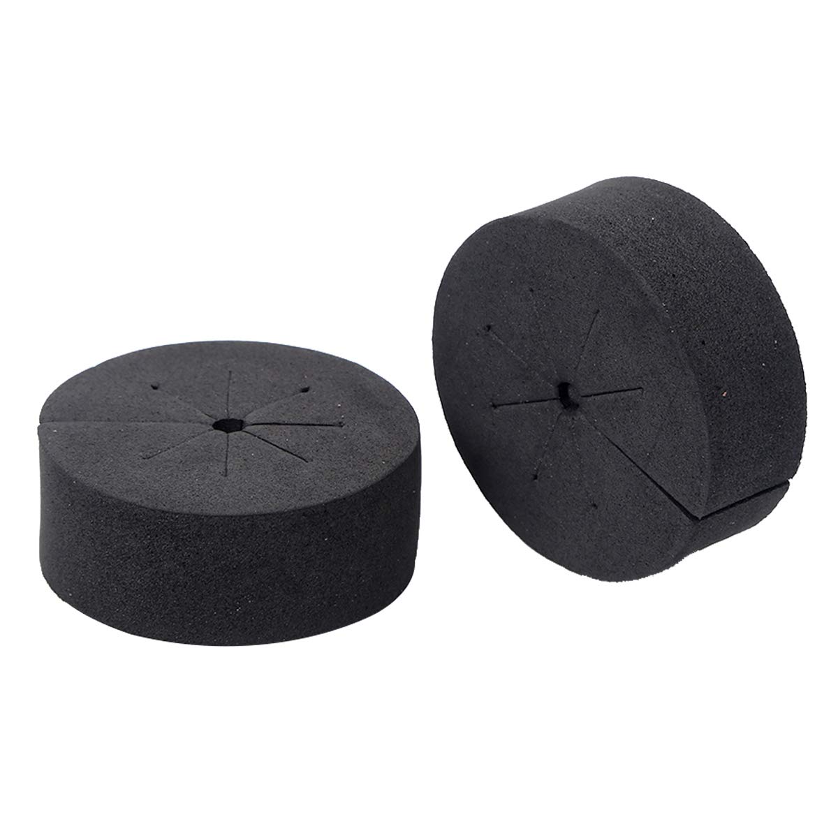 50-Pack Hydroponics Cloning Collar Inserts – Fits 2-Inch Pots, Neoprene Foam, High Germination Rate