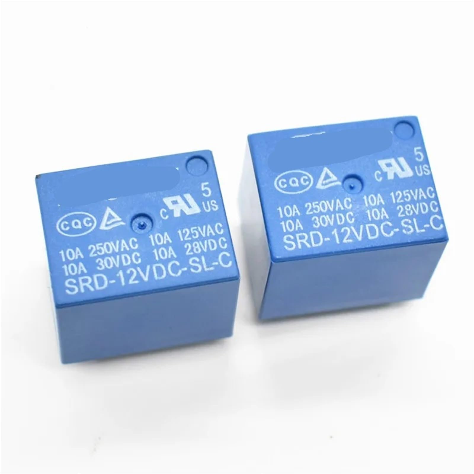 Relés SRD-12VDC-SL-C de 12 V CC interruptor electromecánico de 5 pines para PCB 4