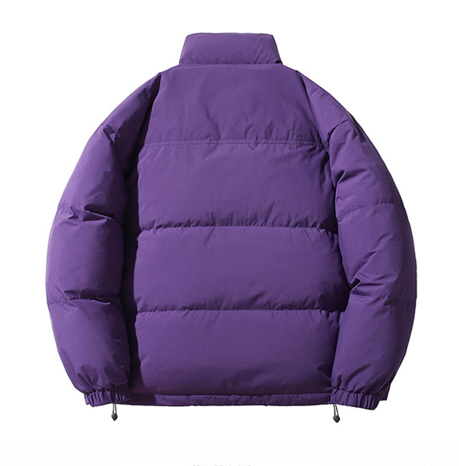 Doudoune légère d'hiver en Duvet pour Hommes Veste Doudoune isolée Manteau Bouffante pour Neige Ski randonnée Voyage,Violet,4XL