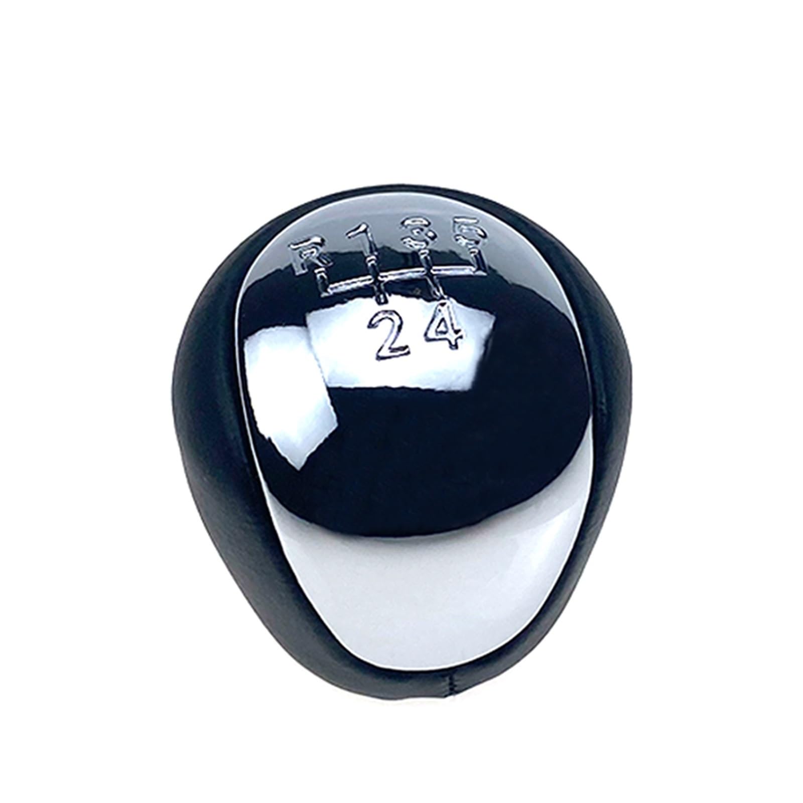 HSUKIHO Car Shift Knob Cover for Hyundai for Elantra for I30 Car 5 Speed Auto Manual Gear Shift Knob Lever Shift Knob Head Stick Handle Shifter(5 Speed Chrome)