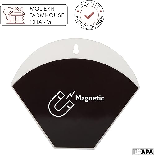 Miniatura 3 de Ilyapa Almacenamiento de madera para filtro de café, almacenamiento de filtro de café magnético negro, contenedor de filtro de café montado en la