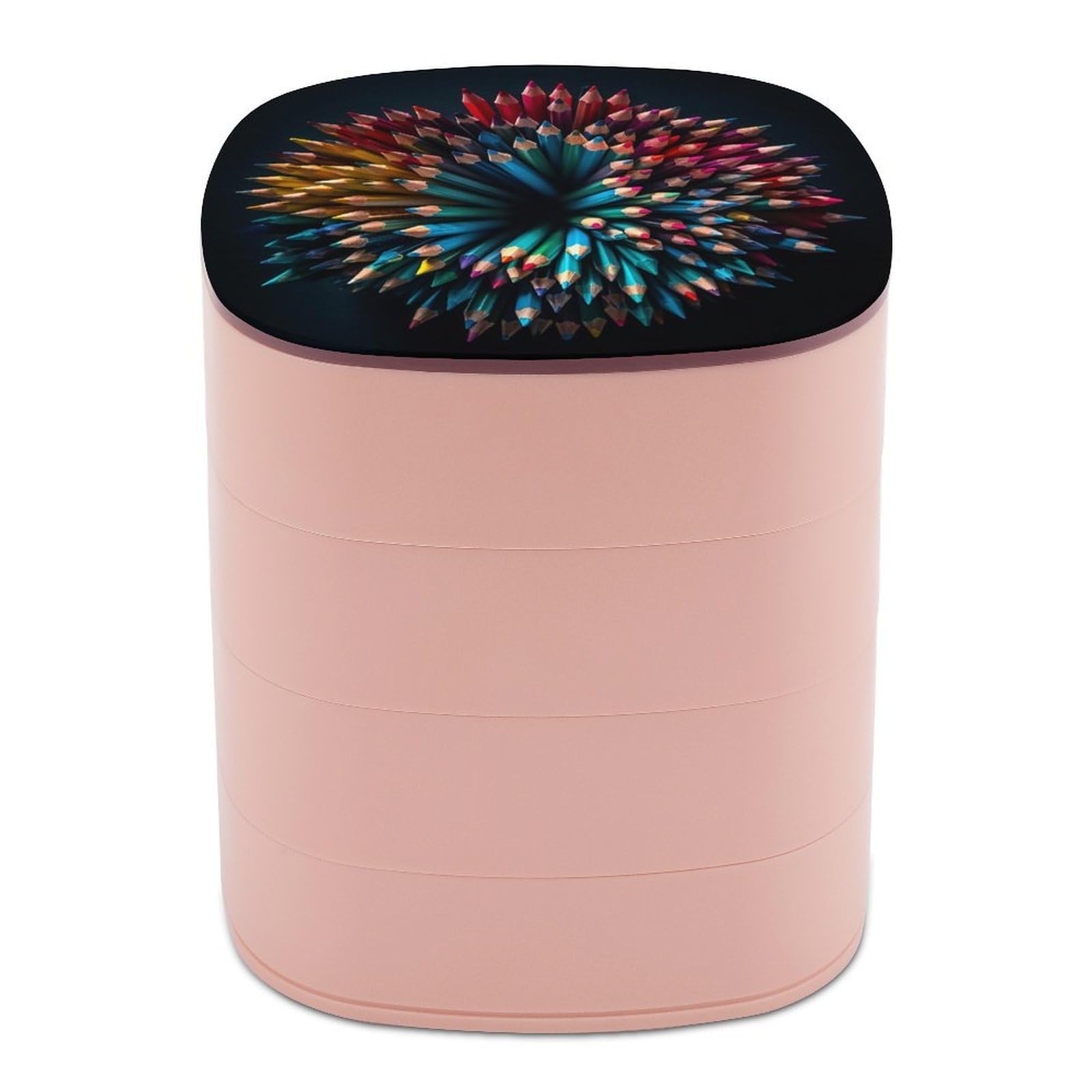 Boîte de rangement à bijoux sur la coiffeuse pour organiser colliers et bagues