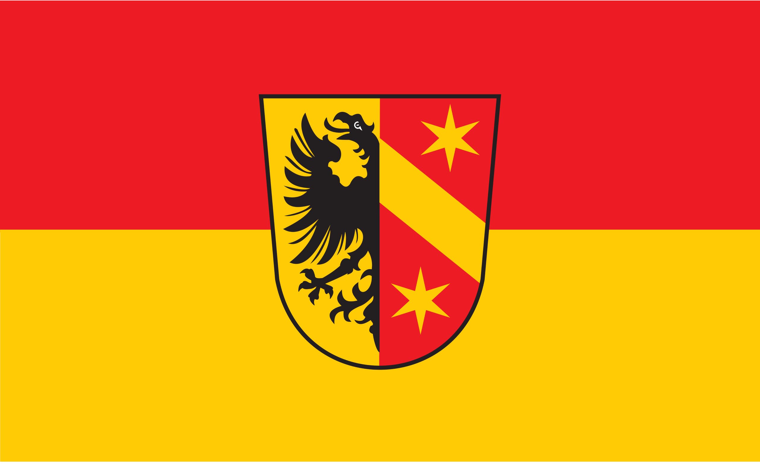 Kaufbeuren Drapeau de la Bavière Ultra - 150 x 90 cm