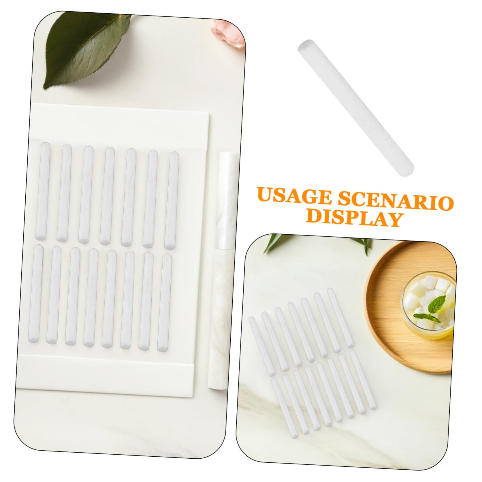 Zerodeko Bastoncini di Cotone Assorbente per Diffusore di Oli Essenziali, Set da 15 Pezzi per Aromaterapia senza Fiamma, Bastoncini Volatili Sostituibili per Profumazione Ambientale Sicura