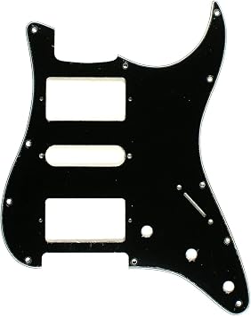 3 Ply Guitar Pickguard For Fender Stratocaster Strat HSH Pickups -BLACK B29