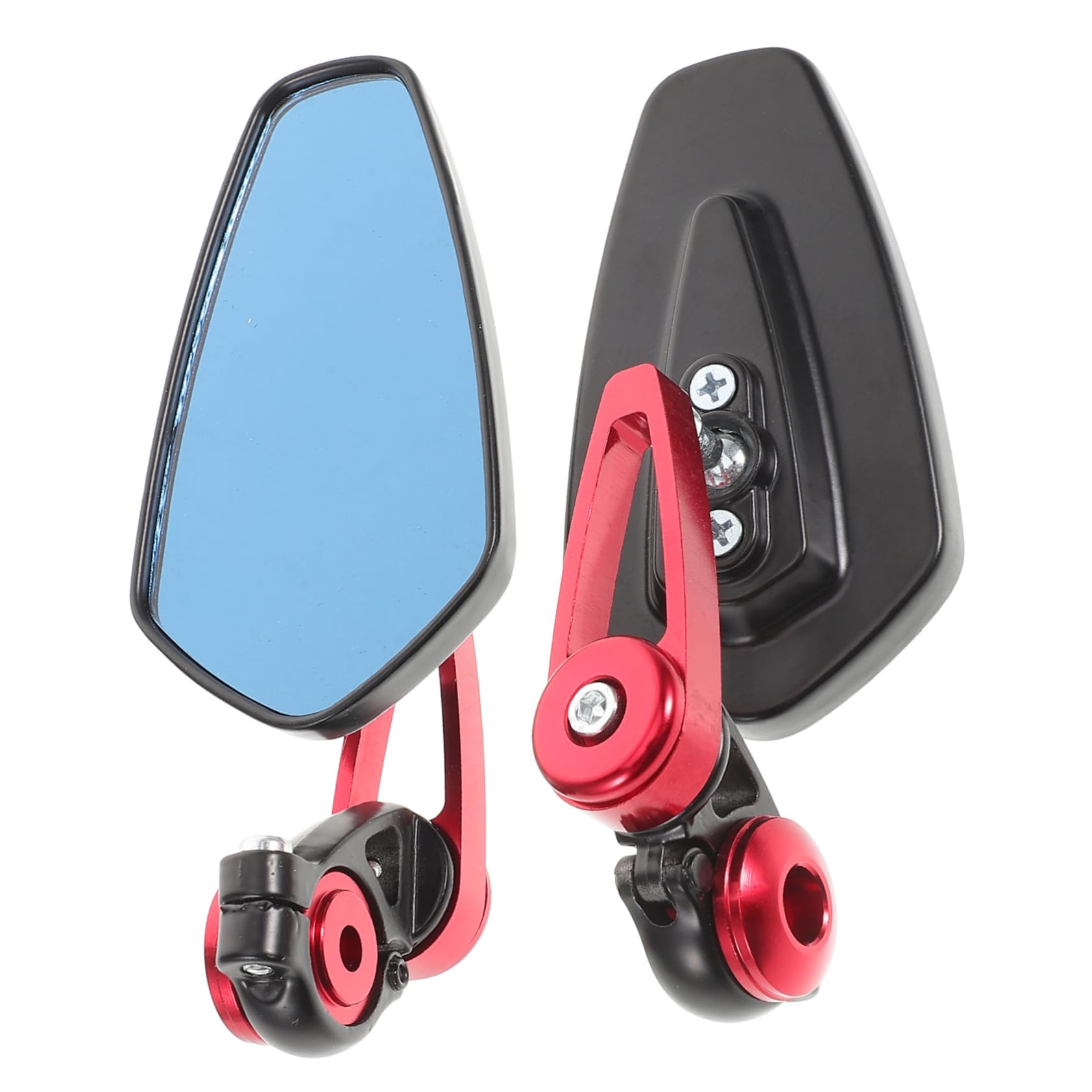 Anneome 1 set Specchietti Retrovisori Regolabili per Specchietto Retrovisore con Vetro Blu per Scooter e Biciclette Sicurezza e Visibilità Migliorata Design Resistente e Affidabile