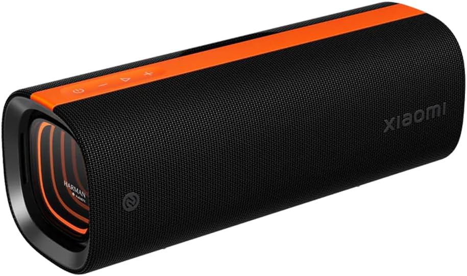 Xiaomi Sound Party Bluetooth Speaker Sound Party 50W Harman Tuned IP67 Dustproof and Waterproof Voice Call 26 Hours Playback TWS Connection Party Light Included Perfect for Outdoor, Camping, Events