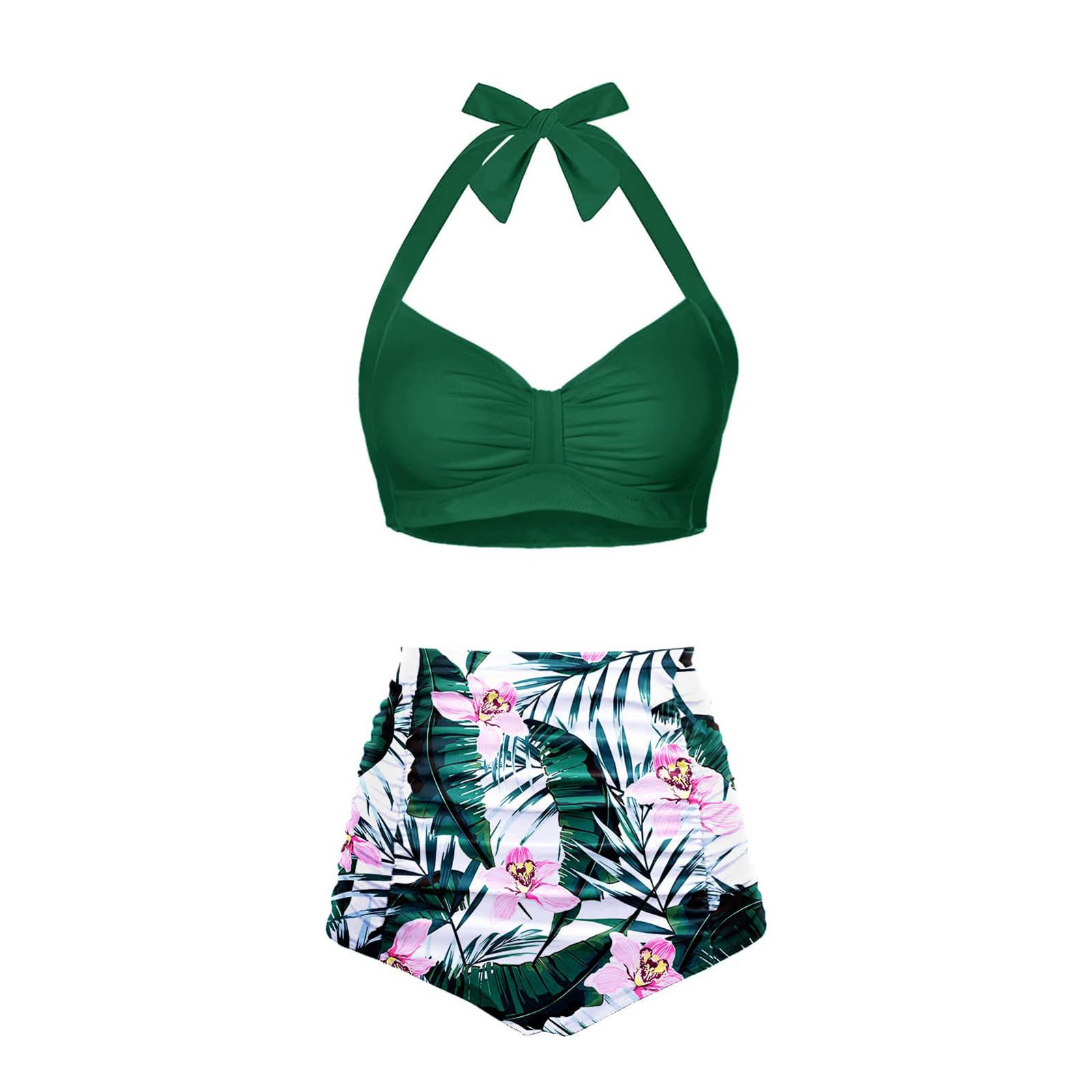 Generic Traje De BañO Naranja Mujer Trikinis Mujer 2019 Bikinis De Mujer Tallas Grandes Traje De BañO A Crochet para Dama Bikinis Vientre Plano Bikini Mujer Copa D Bikini Mujer Completo Bikini Gorda Mujer