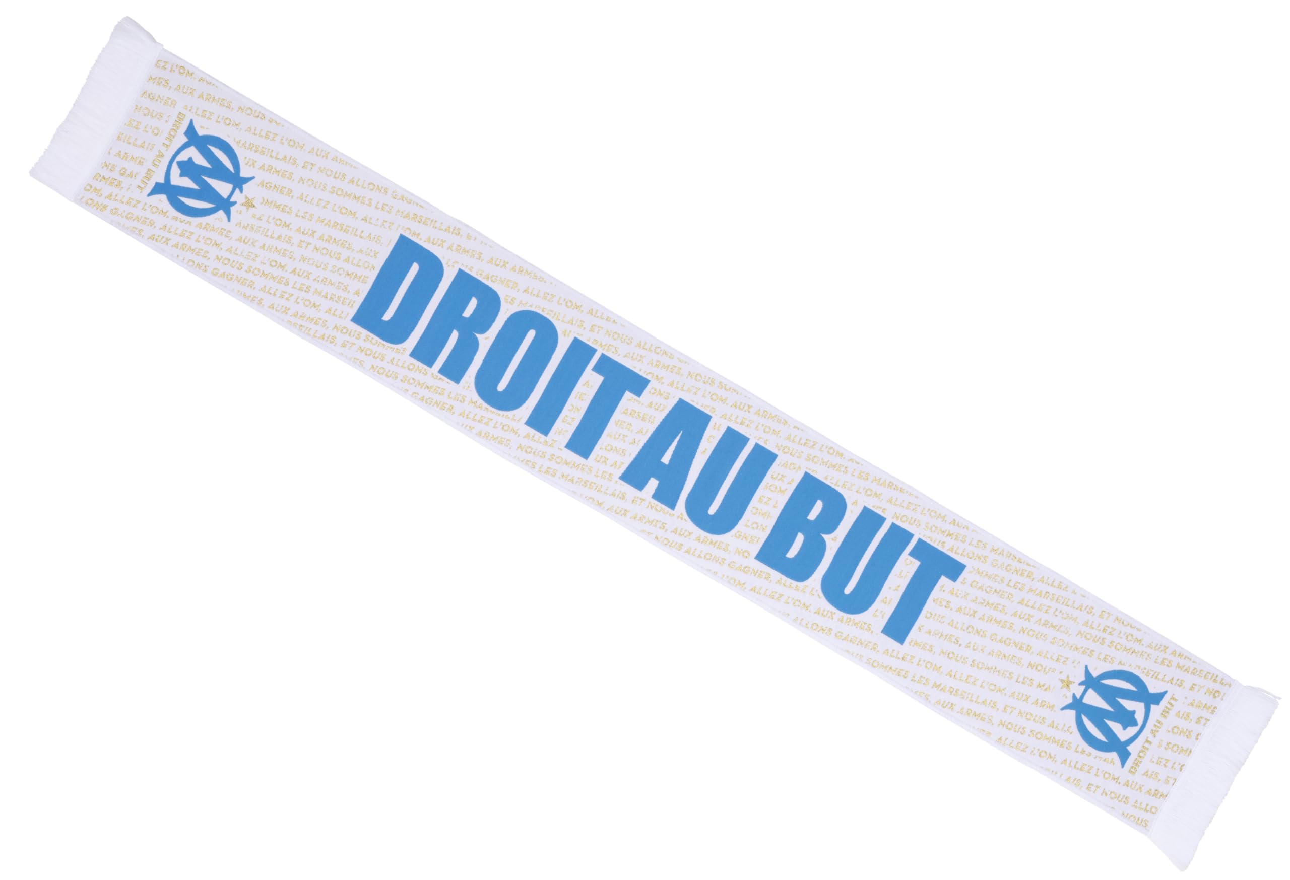OLYMPIQUE DE MARSEILLE OM Scarf – Official Collection Size 140 cm
